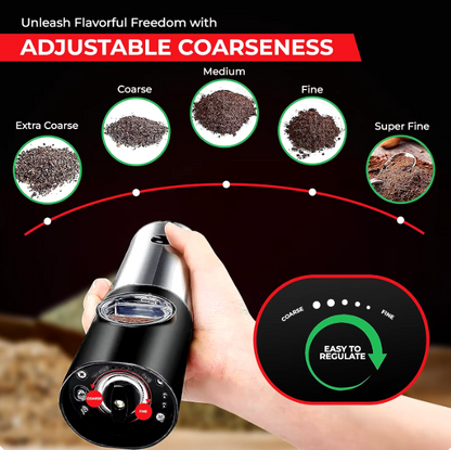 Electric Automatic Salt and Pepper Grinder Set