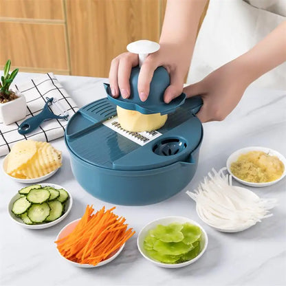 Kitchen Multi-functional Nine-in-one Vegetable Cutter